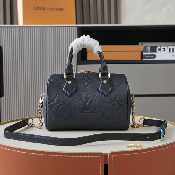 LOUIS VUITTON SPEEDY BANDOULIÈRE 20 BAG 'BLACK' - Image 3
