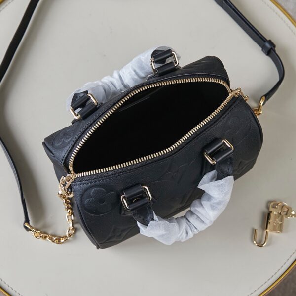 LOUIS VUITTON SPEEDY BANDOULIÈRE 20 BAG 'BLACK' - Image 7